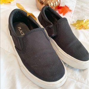 The Children’s Place Boys Black Slip on Shoes